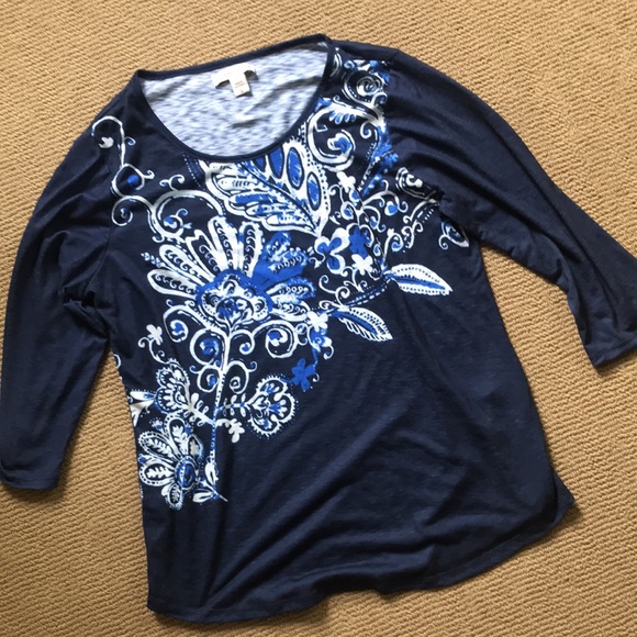 Womens Shirt Bundle! L/XL - Lucky Brand/Coldwater Creek - Picture 11 of 11